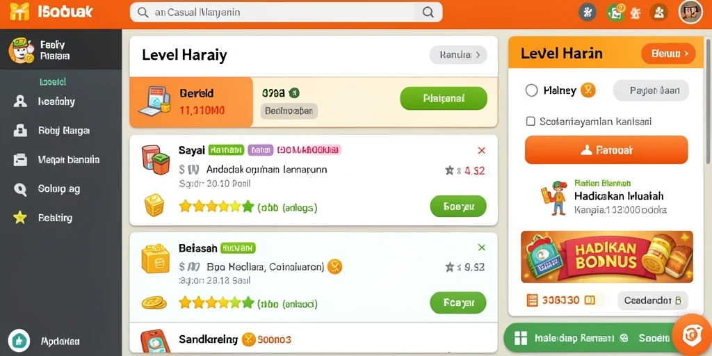 Tampilan grafik yang menakjubkan di dunia permainan.