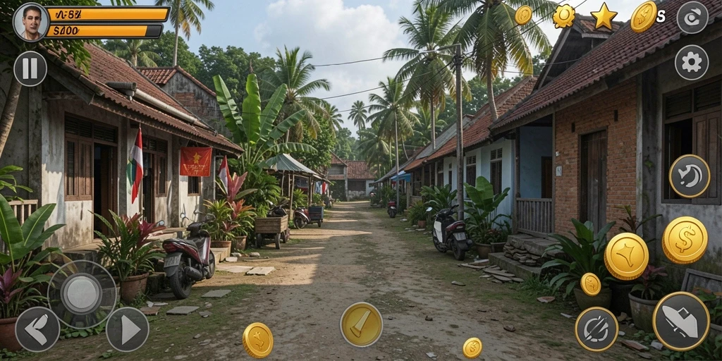 Tampilan menu utama yang menarik dan mudah dinavigasi.