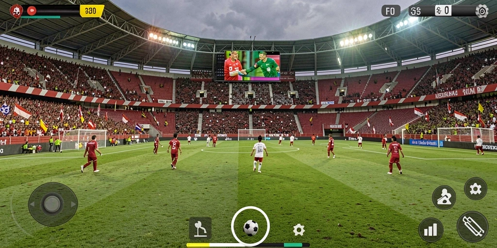 Menampilkan grafis menakjubkan dalam petualangan.