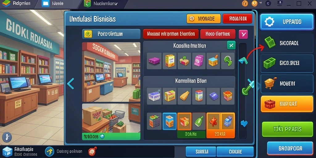 Tampilan menu utama yang intuitif dan menarik.