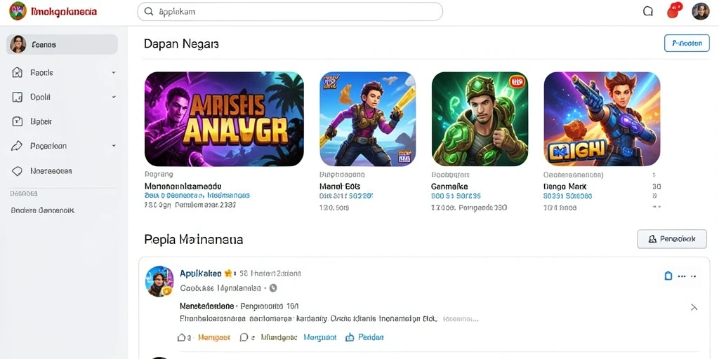 Tampilan antarmuka yang menarik dan modern.